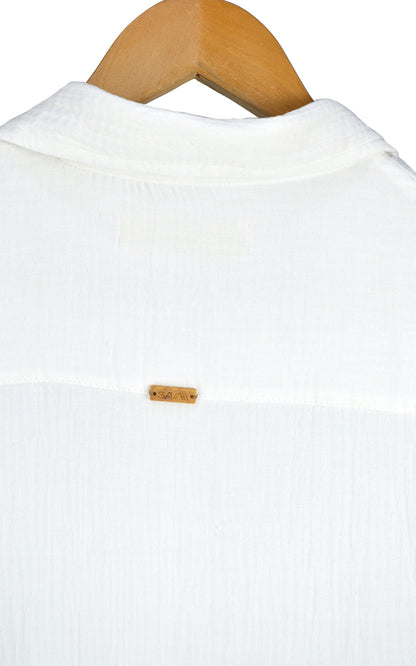 Camisa Gaze Wave Off White