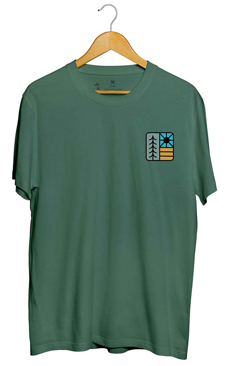 Camiseta Natureza Geométrica