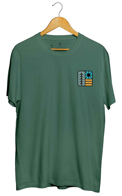 Camiseta Natureza Geométrica