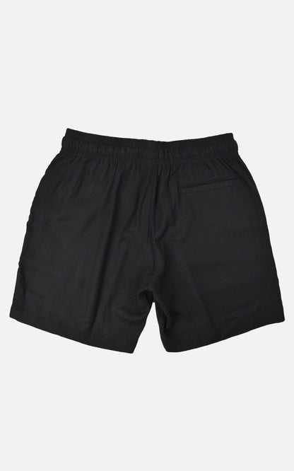 Short Linho Tricot Preto