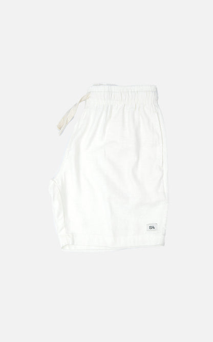 Short Linho Tricot Off White
