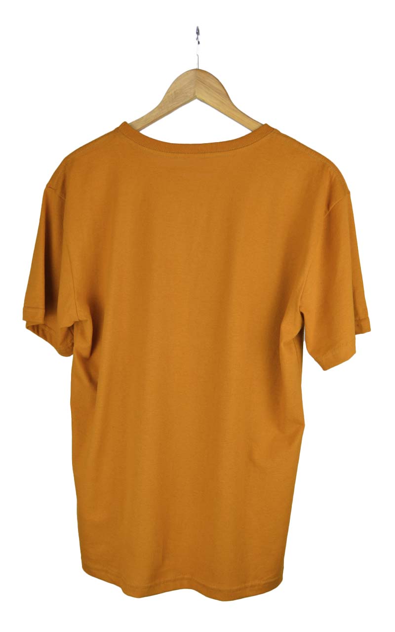 Camiseta premium básica açafrão