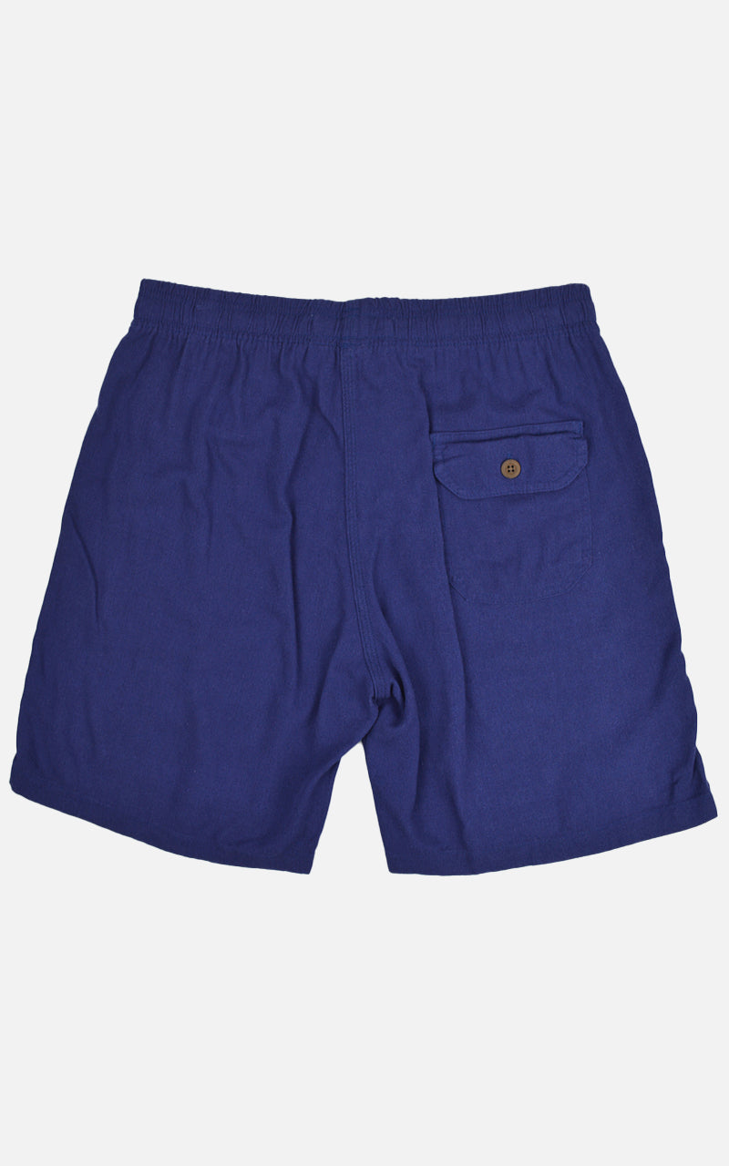 Short Linho Confort Azul Marinho
