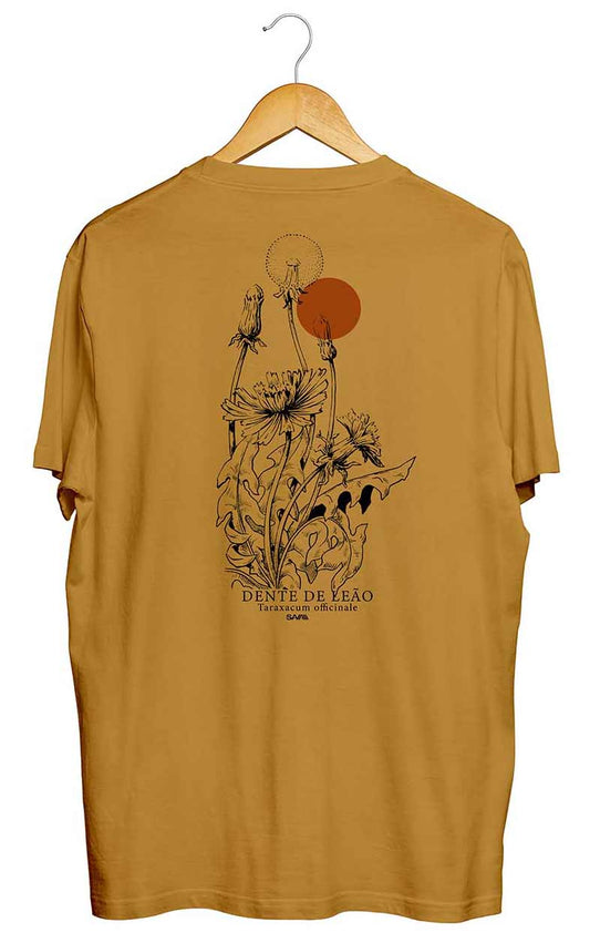 Camiseta Dente de Leão Marrom Pardo