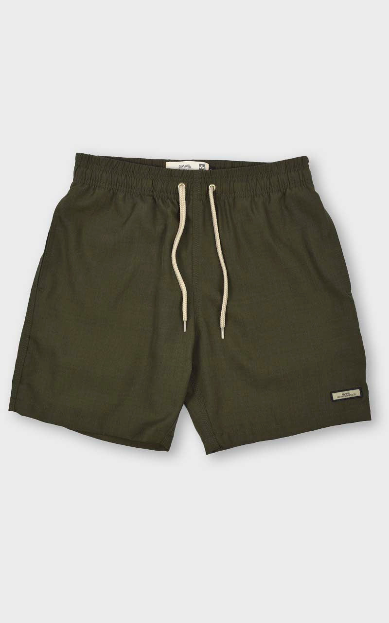 Short Alfa Tec Elastano Verde Militar