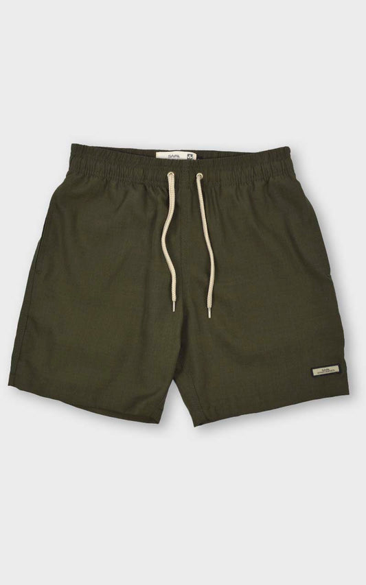 Short Alfa Tec Elastano Verde Militar