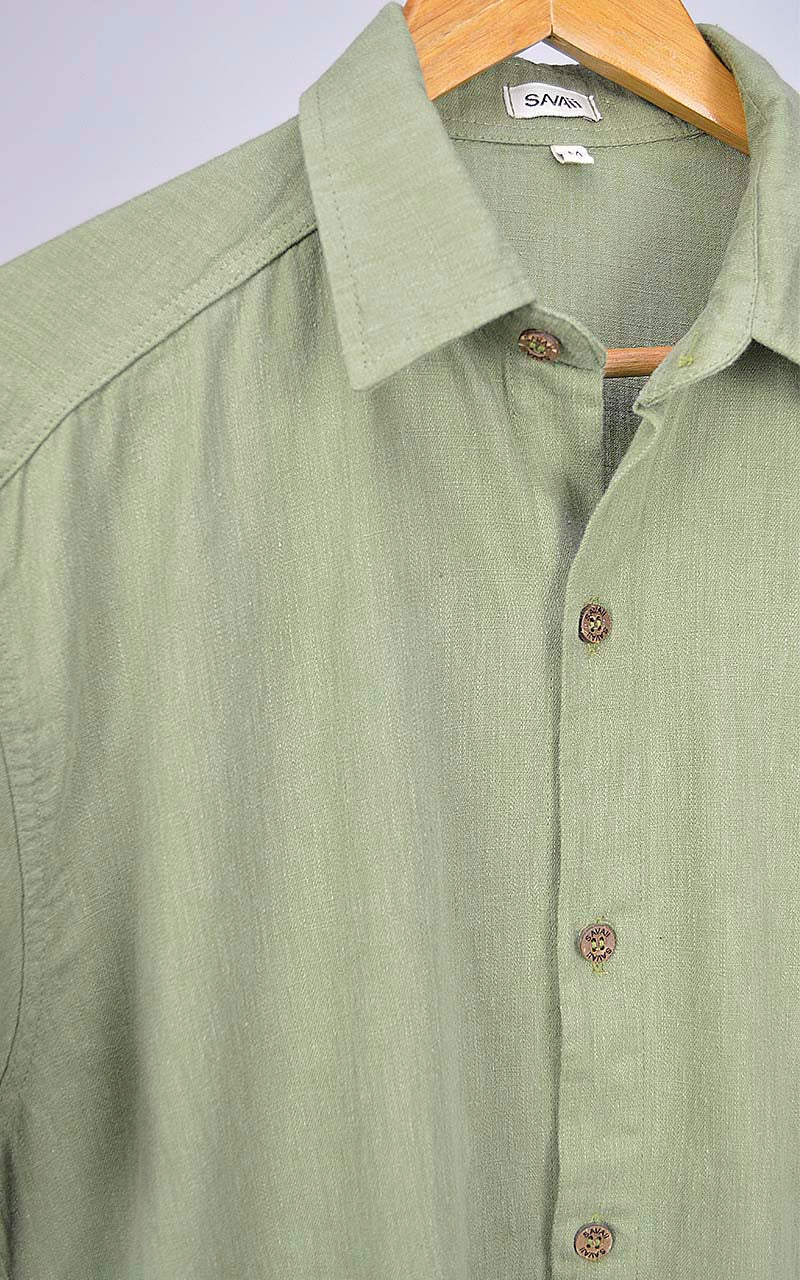 Camisa Linho Canatiba Sii  verde