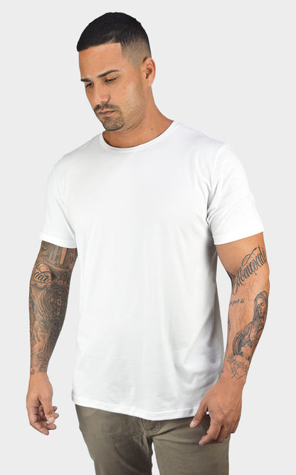 Camiseta Algodão Egípcio Branca