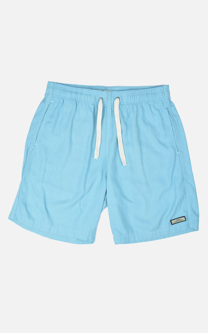 Short Linho Confort Azul Claro