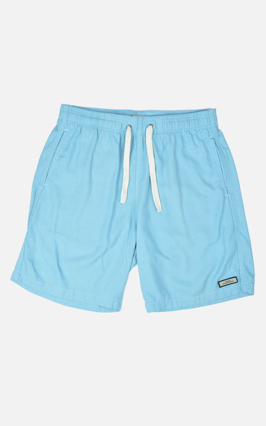 Short Linho Confort Azul Claro