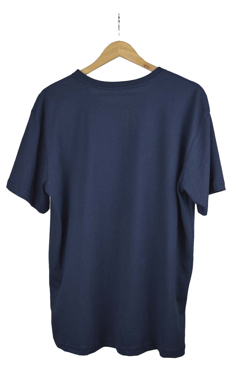 Camiseta premium basica azul marinho