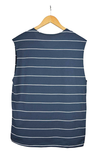 Regata machao listrada azul marinho