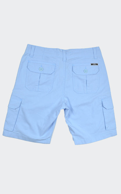 Bermuda Cargo Texture Azul Claro