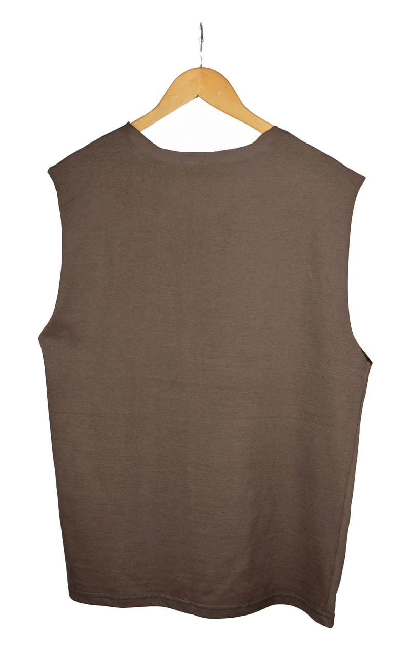 Regata machao malhao  - marrom