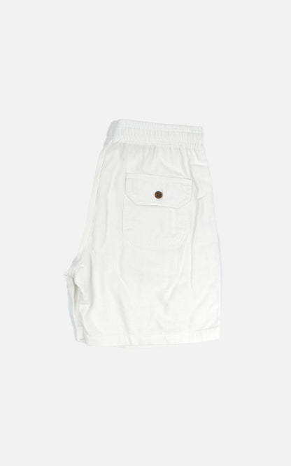 Short Linho Confort Branco
