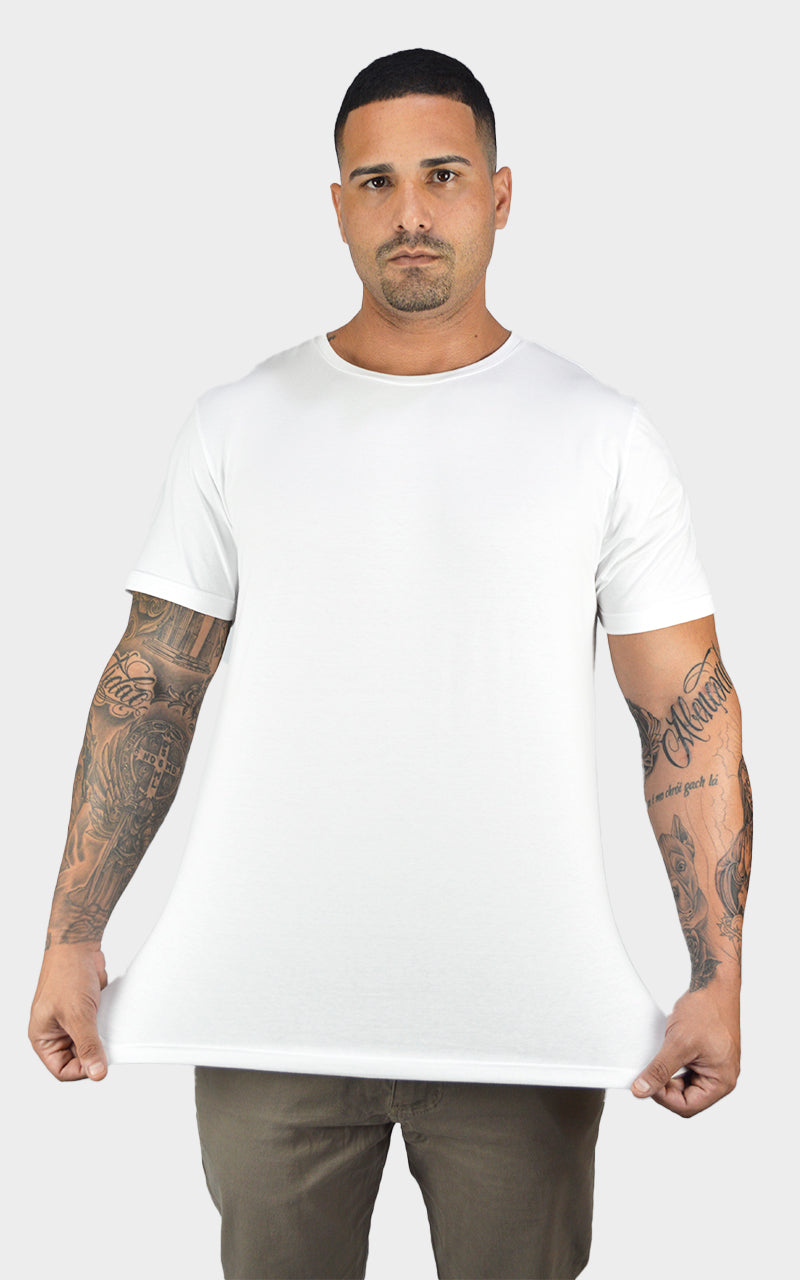 Camiseta Algodão Egípcio Branca