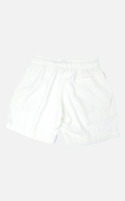 Short Linho Tricot Off White