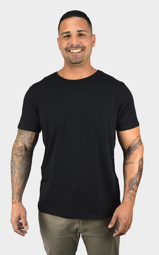 Camiseta Algodão Egípcio Preta