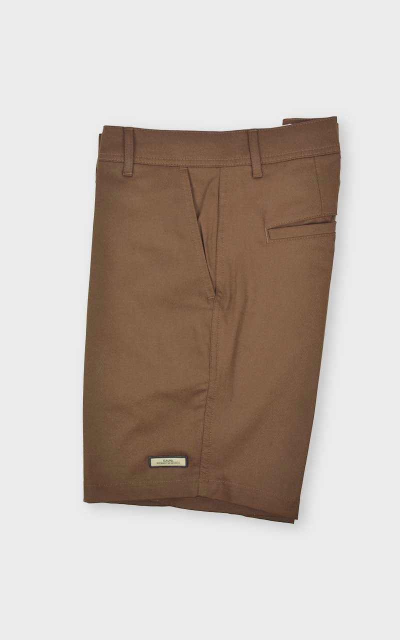 Bermuda Sarja Elastano Marrom