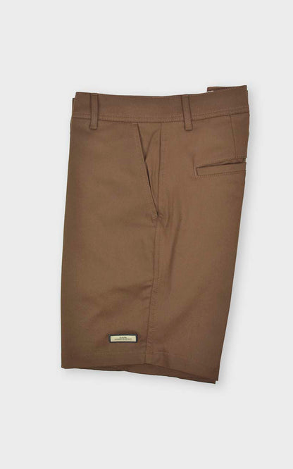 Bermuda Sarja Elastano Marrom