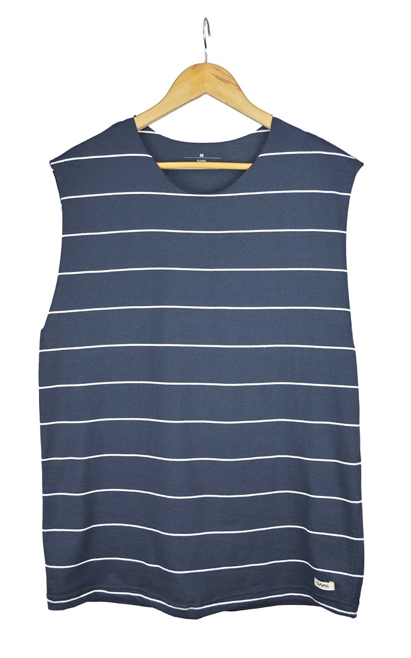 Regata machao listrada azul marinho