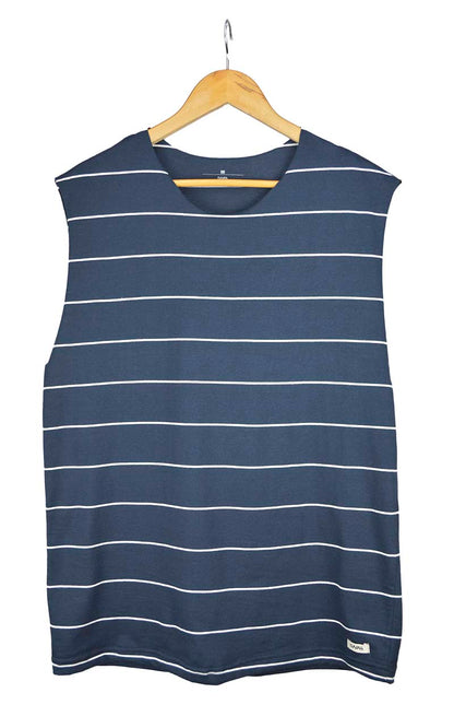 Regata machao listrada azul marinho