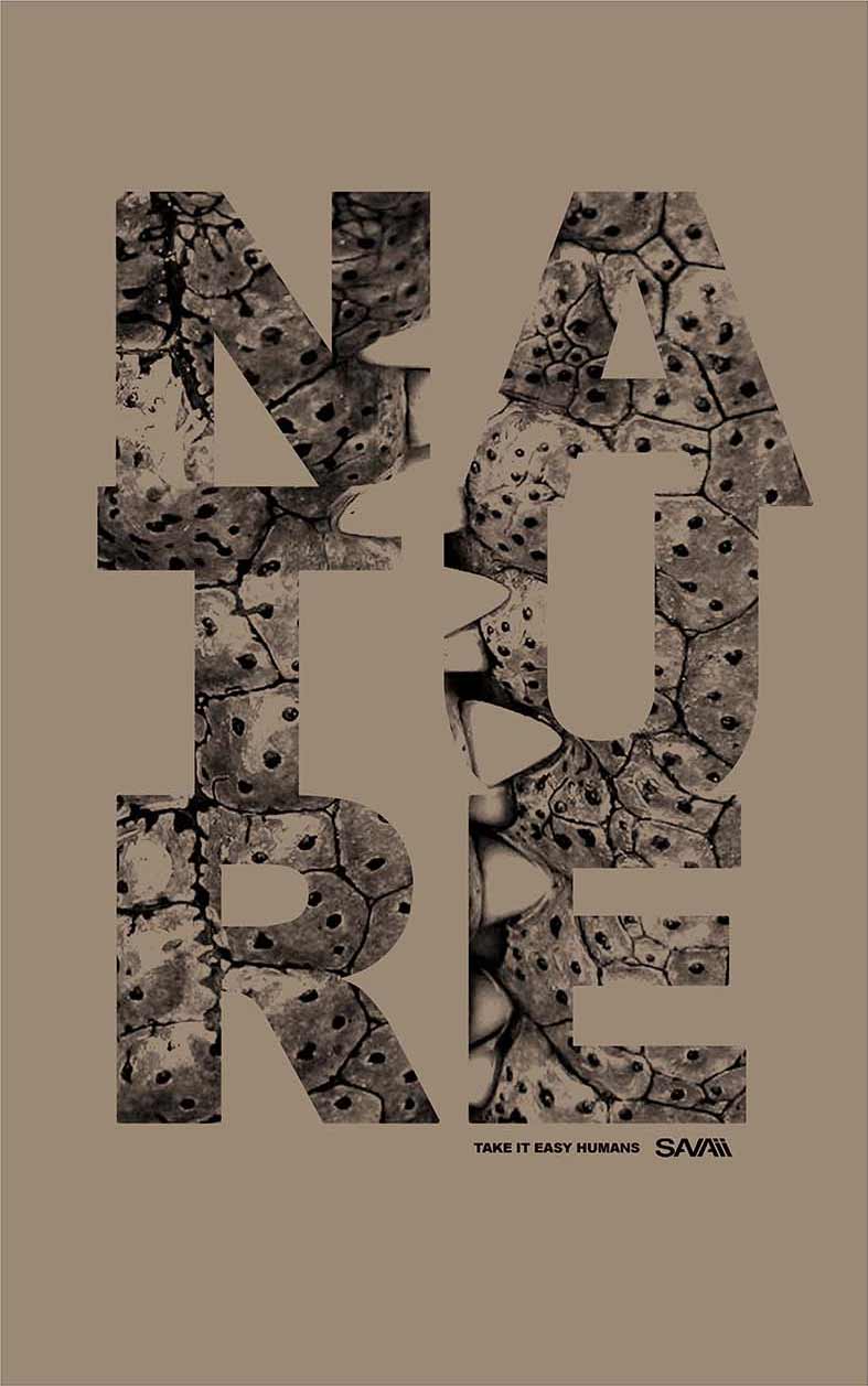 Camiseta Nature Marrom Bronze