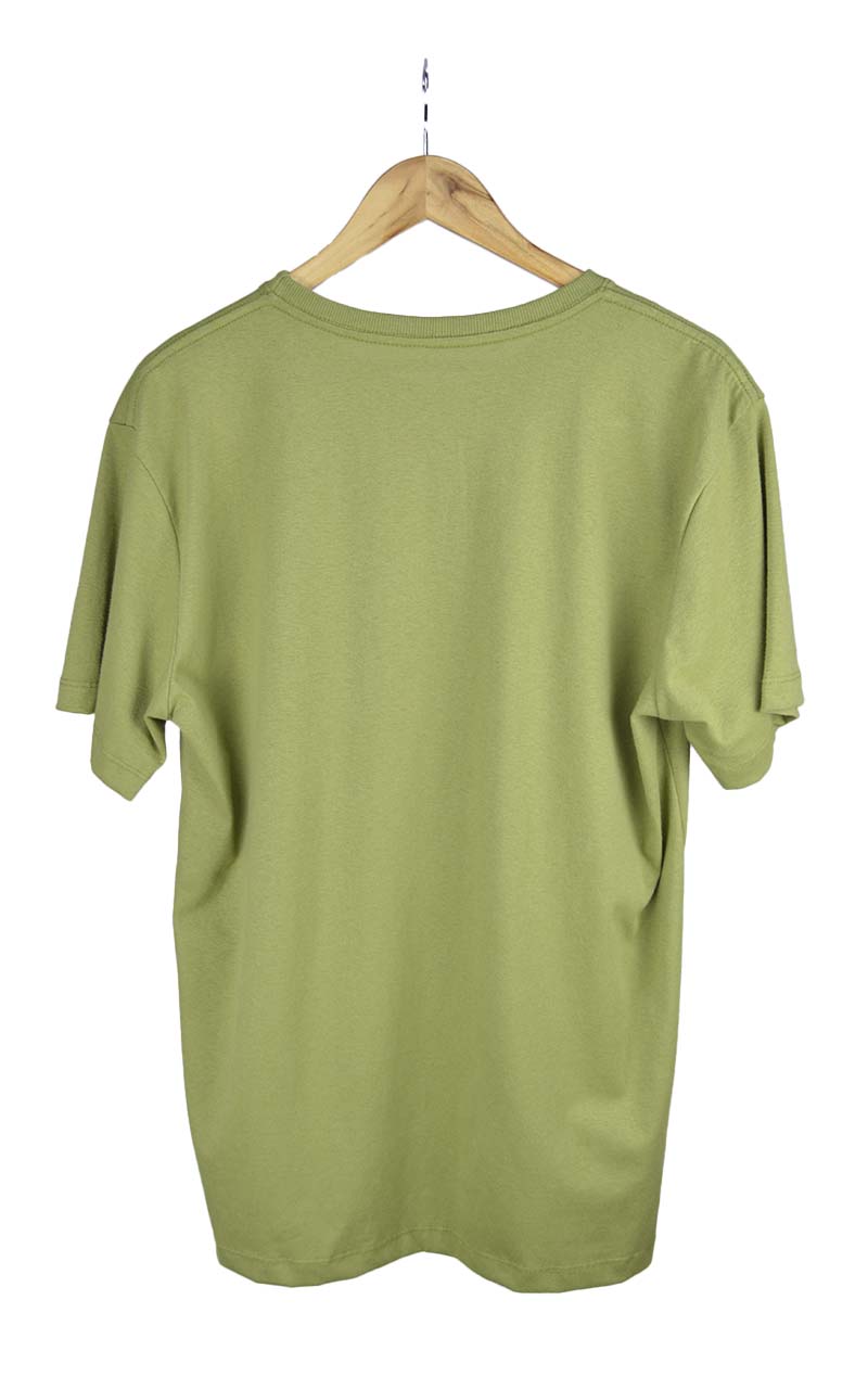 Camiseta premium basica verde oliva