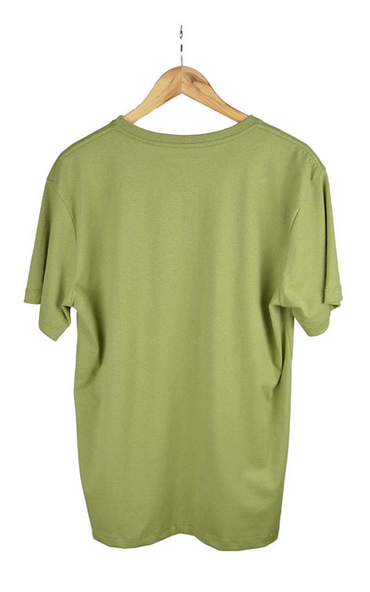 Camiseta premium basica verde oliva