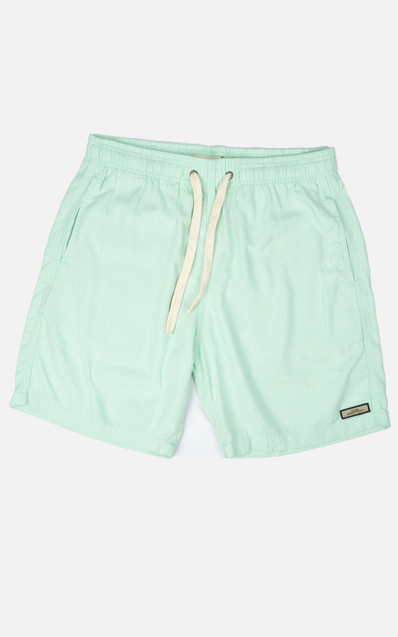 Short Linho Confort Verde Thaiti