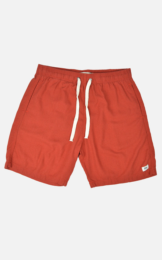 Short Linho Confort Telha