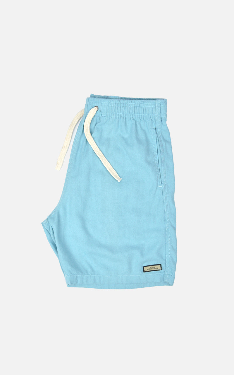 Short Linho Confort Azul Claro