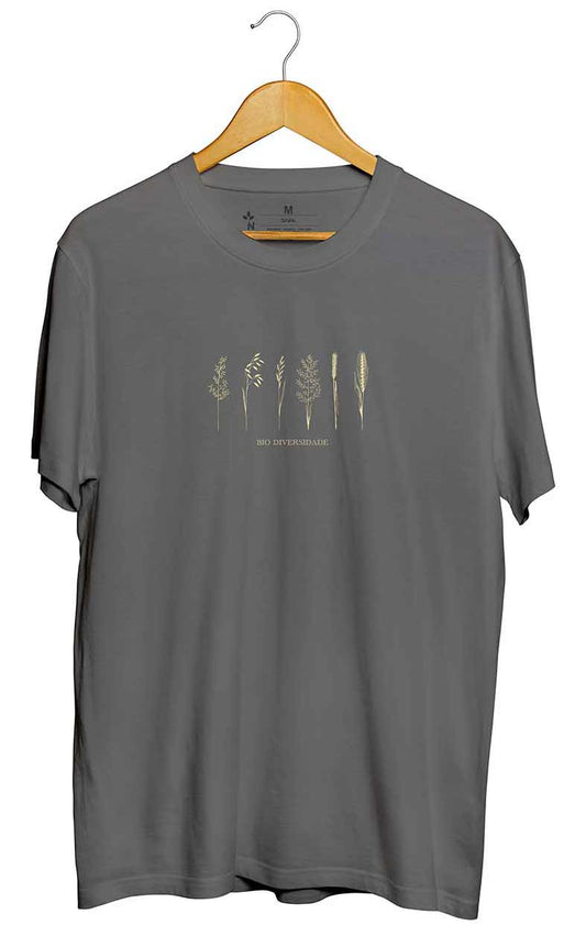 Camiseta Bio Diversidade Chumbo