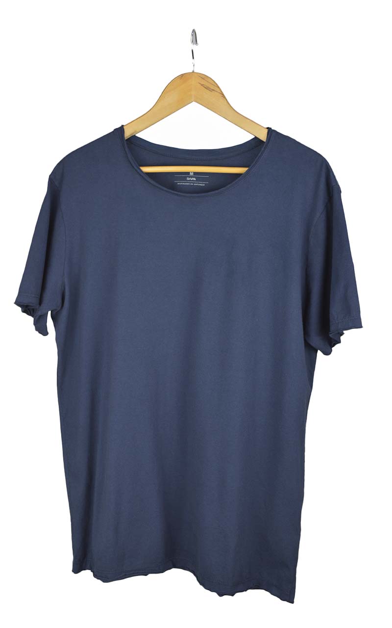 Camiseta Corte A Fio Premium Azul Marinho