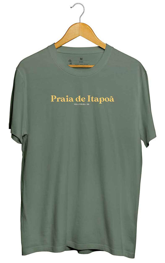 Camiseta Praia de Itapoã Verde Militar