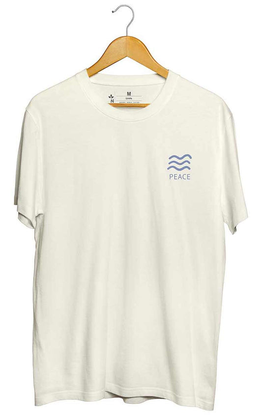 Camiseta Peace Areia