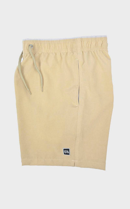 Short Praia Bege Médio