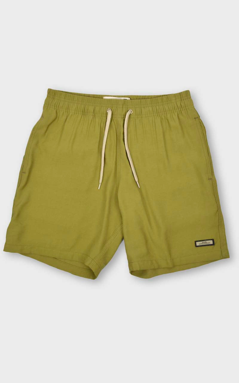 Short Visco Tec Poliamida Verde Oliva