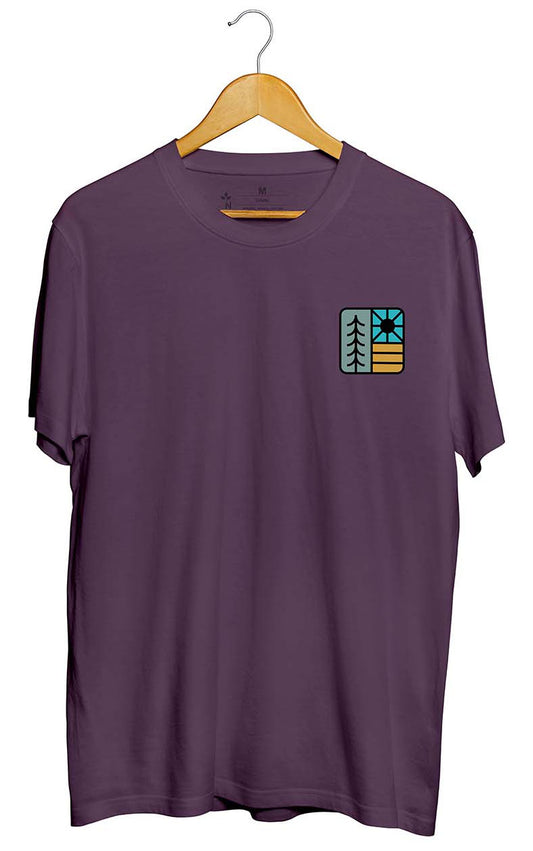 Camiseta Natureza Geométrica