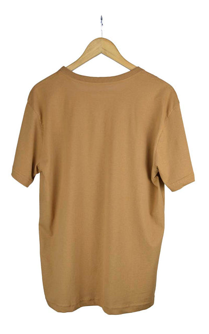 Camiseta premium basica marrom