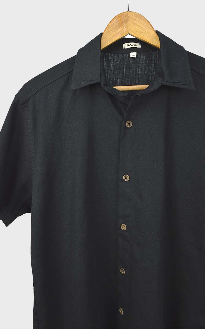 Camisa Linho Canatiba Sii  preto