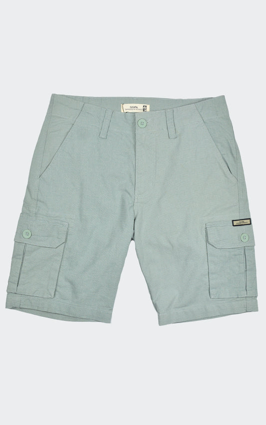 Bermuda Cargo Texture Verde Claro