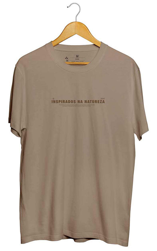 Camiseta Street Inspirados na Natureza Capuccino