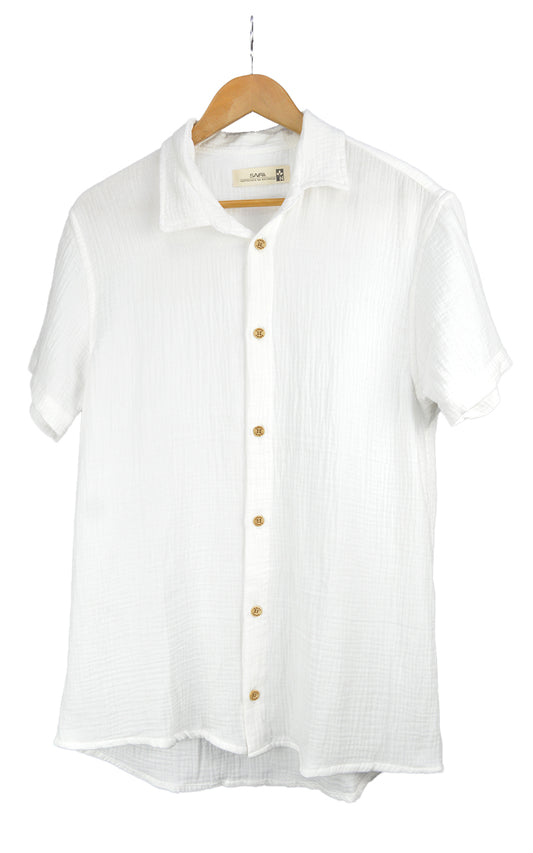 Camisa Gaze Wave Off White