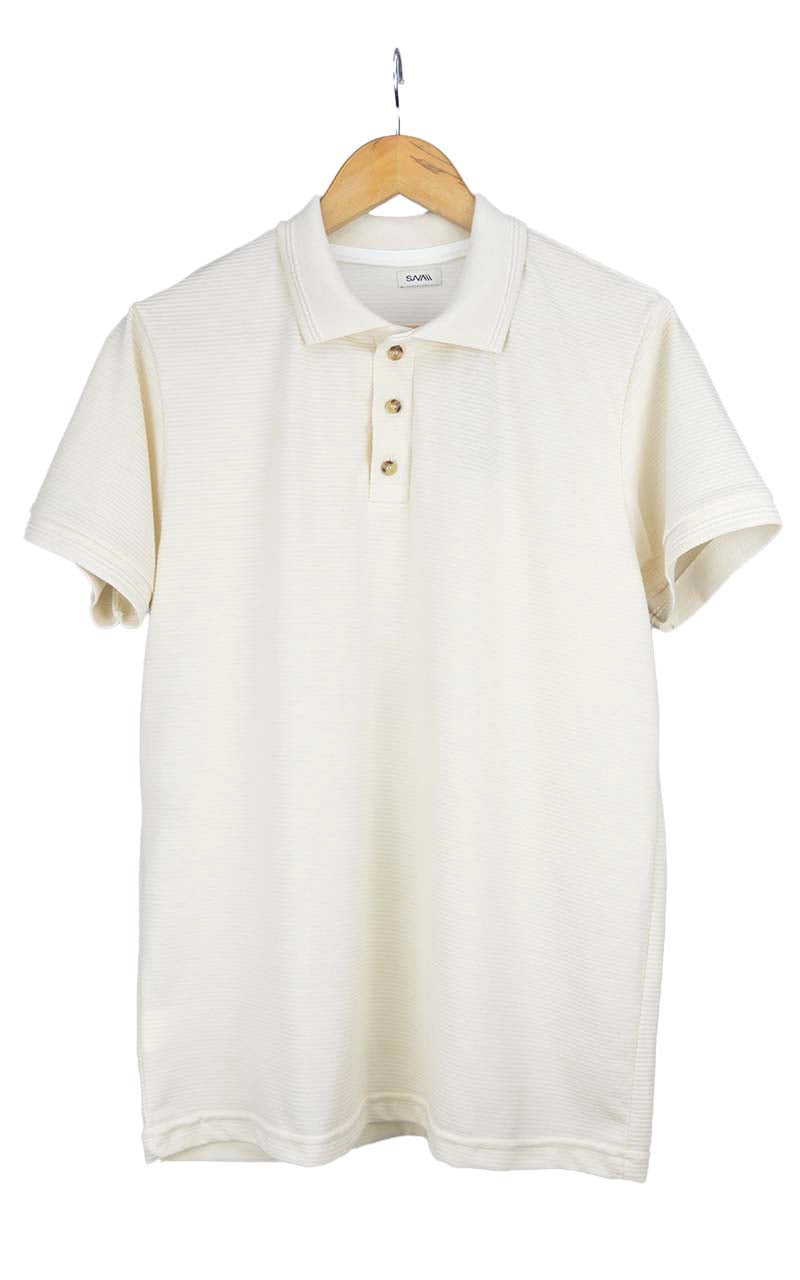 Polo Texture Savaii off white