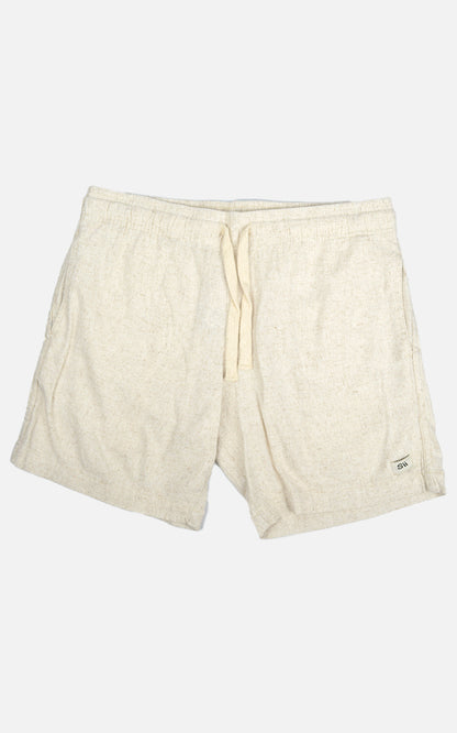 Short Linho Elastano Cru