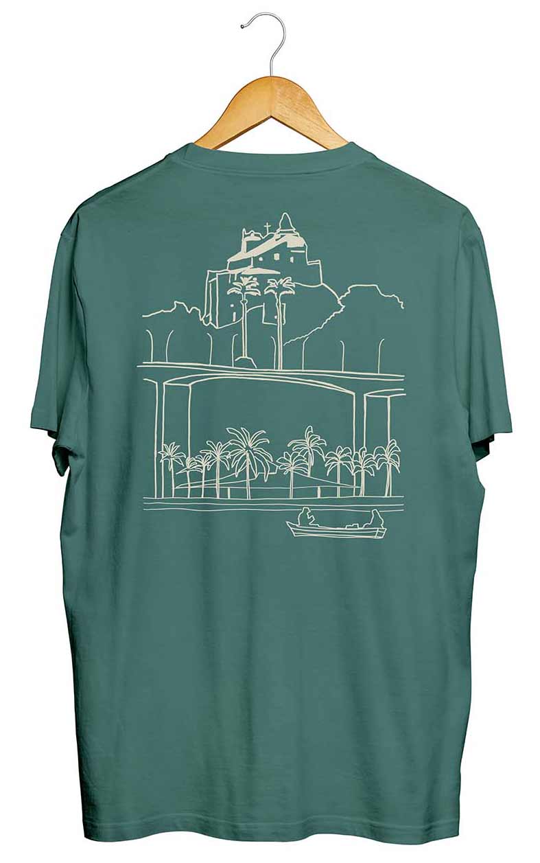 Camiseta Convento da Penha Verde Floresta