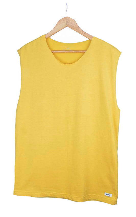 Regata machao malhao  - amarelo