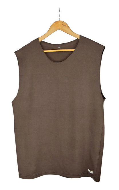 Regata machao malhao  - marrom